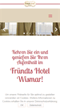 Mobile Screenshot of hotel-stadtwismar.de