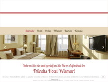 Tablet Screenshot of hotel-stadtwismar.de